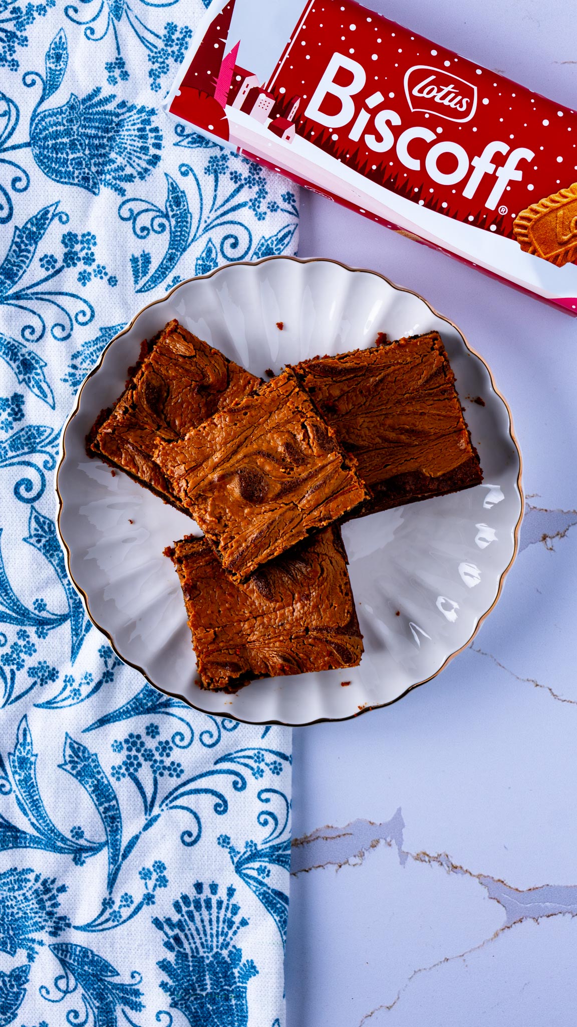 Biscoff Infused Brownies